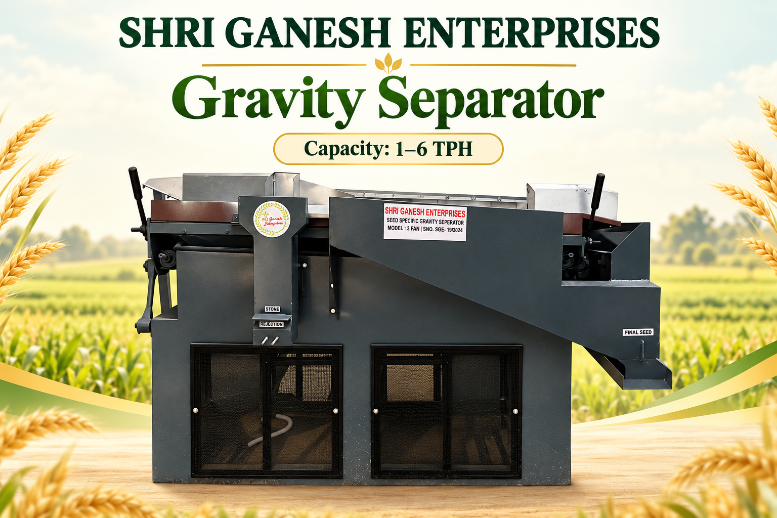 Capacity range · 1–6 TPH